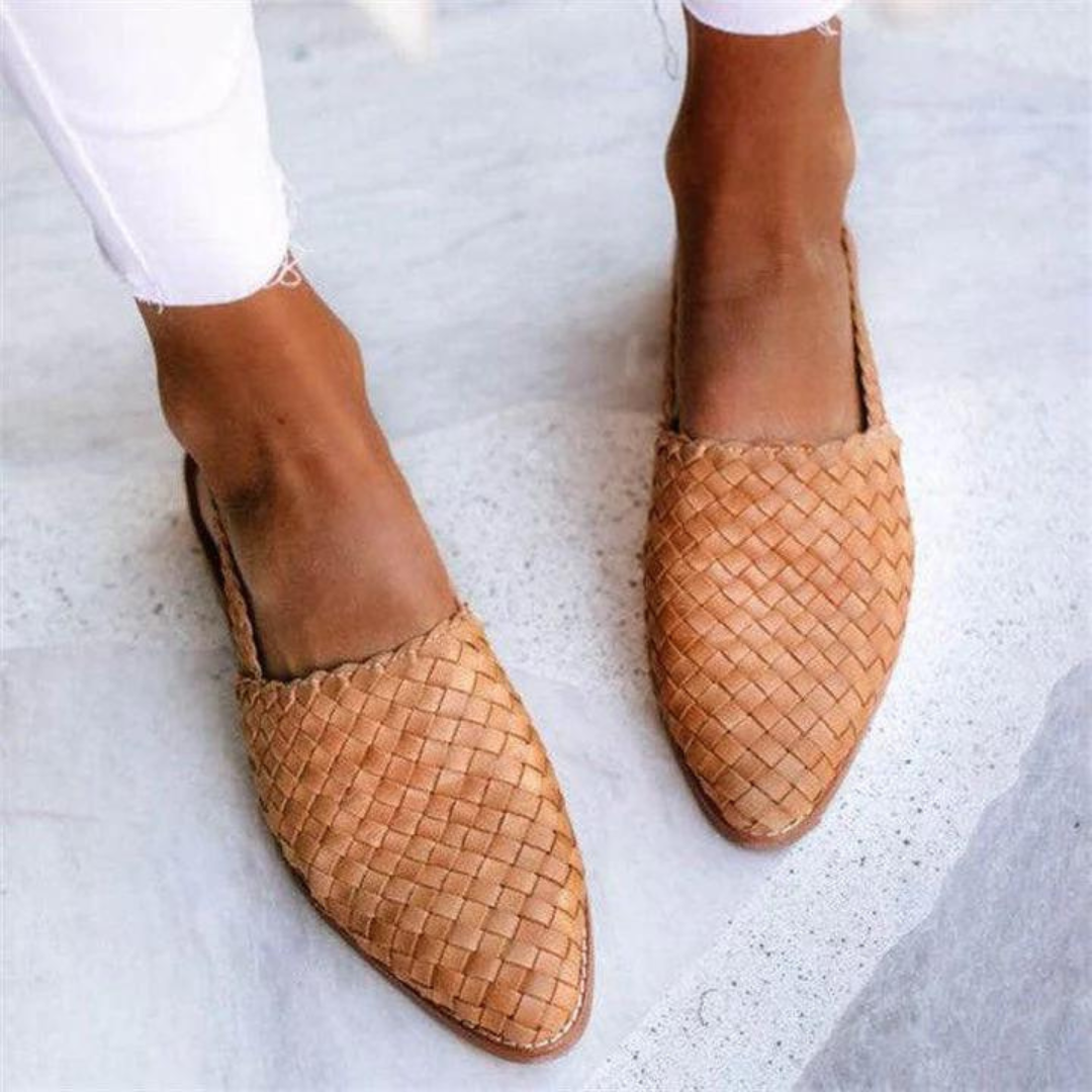 Arielle-Claire™ | Elegantné a pohodlné ručne vyrábané ploché sandále