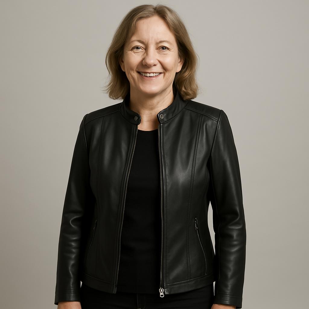 Ludmila | Chic Leather Jacket