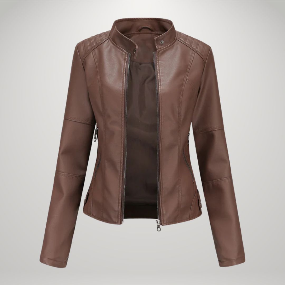 Ludmila | Chic Leather Jacket